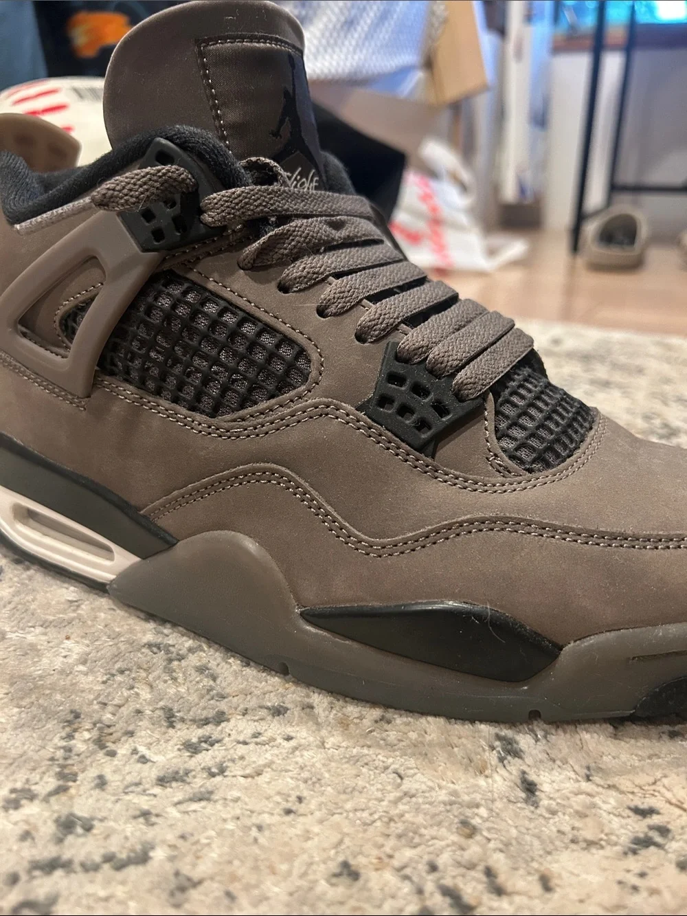 Jordan Men’s Sneakers in Chocolate Brown Nubuck